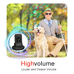Mobile phone C8, 4G Flip Phone for Seniors,Unlocked Basic Flip Phone,2.8+1.5",SOS Button,Speed Dial,Hans-Free,Large Fonts,Big Buttons,Bluetooth,Camera,FM Radio,1400mAh Battery (Black)