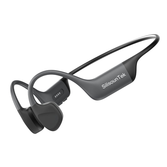 SilisoundTek S800pro Open Ear Sport Headphones, Wireless Bone Conduction Earphones, Built-in 32GB MP3,with Mic, IP68, Sweat & Water Resistant, Up to 8 Hours Battery, Bluetooth 5.4,for Running,Workouts